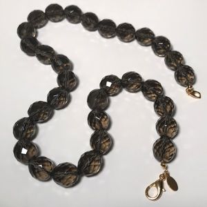Joan Rivers Dark Bead Necklace